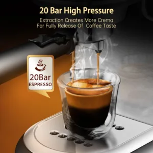 HiBREW H11 Espresso 20 Bars Semi-Automatique Env. gratuit – Image 5
