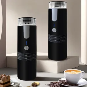 Préparez un espresso parfait où que vous soyez avec la machine à café portable DONIRT. Rechargeable, légère, compatible capsules et café moulu. Idéale pour les déplacements