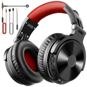 Casque Bluetooth OneOdio 110h Sans Fil + Filaire avec Micro Détachable – Audio HD, PC/PS4/Call Center/Skype >Port. gratuit – Image 7