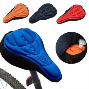 Housse de Selle Vélo 3D Confort – Coussin Mousse Ergonomique Souple | Accessoire Universel pour Cyclistes Env. rapide – Image 3