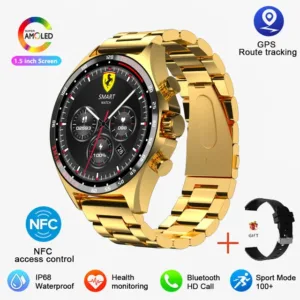Montre Connectée de Sport SK27 IP68 – GPS, Appels Bluetooth, Écran AMOLED 1.52", Suivi Santé & Assistant Vocal Liv. gratuit – Image 15