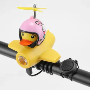 🟡 Phare de Vélo avec Klaxon & Petit Canard Jaune – Sécurité et Fun sur la Route – Image 10