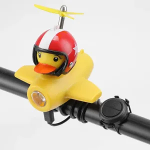 🟡 Phare de Vélo avec Klaxon & Petit Canard Jaune – Sécurité et Fun sur la Route – Image 12