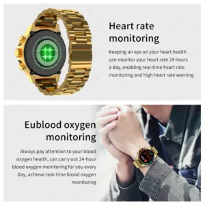Montre Connectée de Sport SK27 IP68 – GPS, Appels Bluetooth, Écran AMOLED 1.52", Suivi Santé & Assistant Vocal Liv. gratuit – Image 6