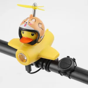 🟡 Phare de Vélo avec Klaxon & Petit Canard Jaune – Sécurité et Fun sur la Route – Image 13