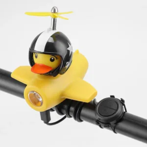 🟡 Phare de Vélo avec Klaxon & Petit Canard Jaune – Sécurité et Fun sur la Route – Image 14