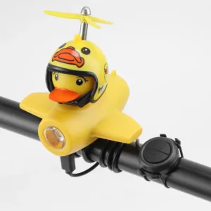 🟡 Phare de Vélo avec Klaxon & Petit Canard Jaune – Sécurité et Fun sur la Route – Image 11