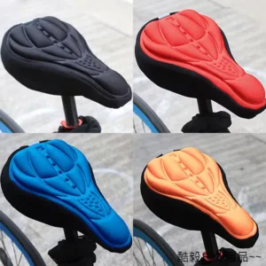 Housse de Selle Vélo 3D Confort – Coussin Mousse Ergonomique Souple | Accessoire Universel pour Cyclistes Env. rapide – Image 2