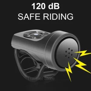 Améliorez votre sécurité avec cette sonnette électrique puissante pour vélo et moto. Rechargeable par USB, avec alarme antivol intégrée. Accessoire indispensable, facile à installer.
