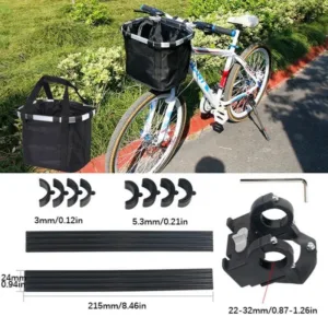 Panier Avant de Vélo 2 en 1 pour Petit Chien – Sac de Transport Détachable et Pliable – Guidon VTT, Charge 5 kg, Polyester Résistant Env. gratuit – Image 3