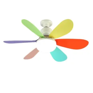Plafonnier LED avec Ventilateur et Télécommande – 40W | Éclairage Intelligent pour Salon & Bureau Env. Rapide – Image 6
