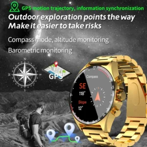Montre Connectée de Sport SK27 IP68 – GPS, Appels Bluetooth, Écran AMOLED 1.52", Suivi Santé & Assistant Vocal Liv. gratuit – Image 4