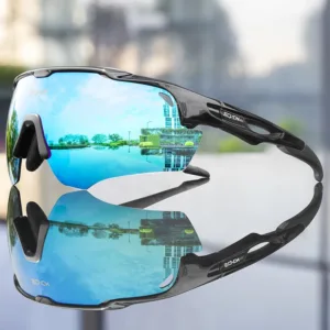 SCVCN – Lunettes de soleil photochromiques de cyclisme pour homme et femme – VTT, route, UV400, polarisées, sport plein air Liv. rapide – Image 7