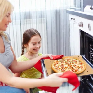 LMETJMA 100 Papiers pour Friteuse à Air – Doublures Carrées Jetables Antiadhésives, Résistantes à la Chaleur, pour Cuisson et Pâtisserie Env. gratuit – Image 7