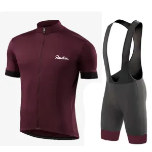 Maillot de cyclisme Raudax pour homme – Ensemble 2025 respirant, gel 19D – Vélo de route & VTT, séchage rapide – Image 2