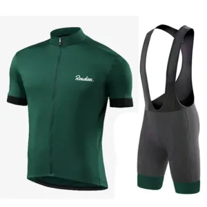 Ensemble de cyclisme Raudax 2025 pour homme. Maillot respirant, séchage rapide, coussin gel 19D. Idéal route & VTT. Confort et performance assurés.