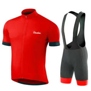 Maillot de cyclisme Raudax pour homme – Ensemble 2025 respirant, gel 19D – Vélo de route & VTT, séchage rapide – Image 4