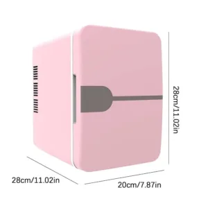 Mini Réfrigérateur Beauté 6L – Froid & Chaud 12V/220V pour Cosmétiques, Soins de la Peau, Maquillage, Voiture & Maison Liv. gratuit – Image 7