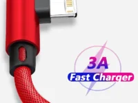  Profitez d’un câble USB à 90° ultra résistant, compatible iPhone, offrant charge rapide 3A et transfert de données. Disponible en 2m et 3m, idéal pour le gaming et l’utilisation en continu.