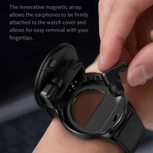 Montre Connectée avec Écouteurs TWS Intégrés – Écran 1.39" IPS, Bluetooth 5.0, Suivi Santé, IP67, 300mAh, Autonomie 25 jours. Liv. gratuit – Image 4