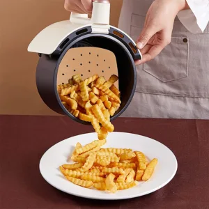 LMETJMA 100 Papiers pour Friteuse à Air – Doublures Carrées Jetables Antiadhésives, Résistantes à la Chaleur, pour Cuisson et Pâtisserie Env. gratuit – Image 5