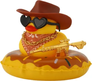 Canard en Caoutchouc Cowboy pour Tableau de Bord | Accessoire Voiture Amusant – AllbyZone Env. gratuit dès 10€ – Image 15