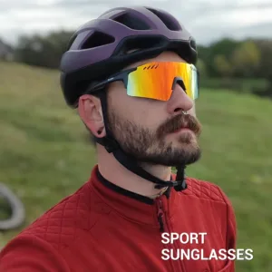 Lunettes de soleil photochromiques SCVCN – Cyclisme, VTT, rapide conduite, escalade – Sport outdoor homme/femme – Verres UV400 – Image 2