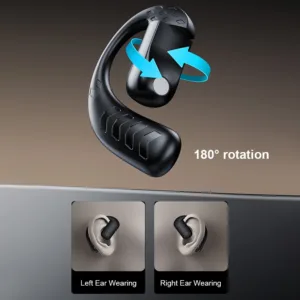 Écouteur Bluetooth Mains Libres avec Crochet d’Oreille – Son HiFi, Étanche, Batterie 25h – Pour iPhone, Samsung, Android Env. rapide – Image 4