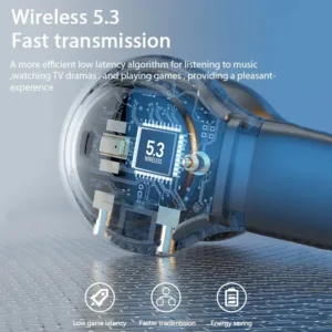 Écouteurs Bluetooth 5.3 BOSEBYE M47 – Conduction Osseuse Sans Fil, HiFi Stéréo, Micro Intégré, Env. gratuit – Image 2