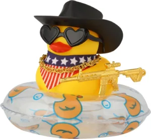 Canard en Caoutchouc Cowboy pour Tableau de Bord | Accessoire Voiture Amusant – AllbyZone Env. gratuit dès 10€ – Image 13