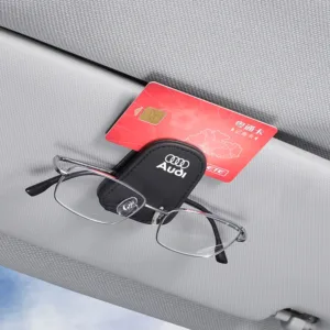 🕶️ Clip en cuir pour lunettes – Compatible Audi Quattro Sline (A3, A4, A6, Q5, Q7…) | Élégance & Sécurité – Image 3
