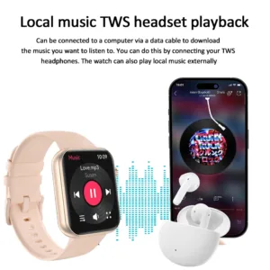 Montre Connectée Caméra Intégrée – Sport, Fitness, Cardio, Appels Bluetooth – Étanche pour Android & iOS Env. gratuit – Image 2