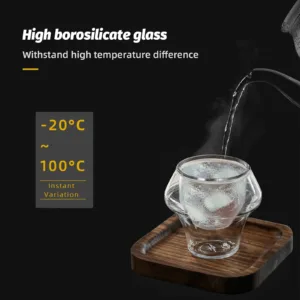 Tasses Expresso en Verre Double Paroi MHW-3BOMBER – Anti-brûlure, Design Suspendu, Réutilisable, 80/250ml Env. rapide – Image 3