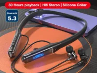 Découvrez les écouteurs Bluetooth sans fil EARDECO BT125 avec 80h d’autonomie, Bluetooth 5.3, micro intégré et son stéréo HiFi. Confortables, étanches, parfaits pour sport, bureau, sommeil et gaming.