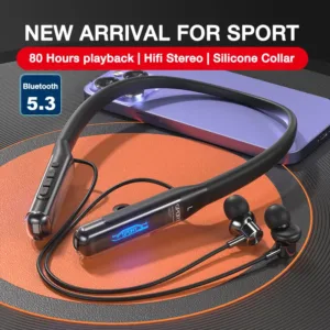 Découvrez les écouteurs Bluetooth sans fil EARDECO BT125 avec 80h d’autonomie, Bluetooth 5.3, micro intégré et son stéréo HiFi. Confortables, étanches, parfaits pour sport, bureau, sommeil et gaming.