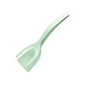 Spatule Pince 2 en 1 Antidérapante en Nylon – Ustensile de Cuisine Multifonction pour Œufs, Crêpes, Viande et Poisson Env. rapide – Image 7