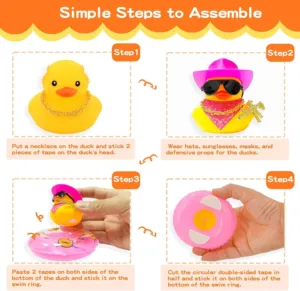 Canard en Caoutchouc Cowboy pour Tableau de Bord | Accessoire Voiture Amusant – AllbyZone Env. gratuit dès 10€ – Image 4