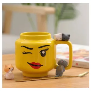 Tasse en Céramique Dessin Animé 250ml – Mug Expression Mignonne pour Café, Lait, Thé – Idée Cadeau Env. gratuit – Image 3