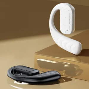 Découvrez l’écouteur Bluetooth sans fil avec crochet d’oreille rotatif, son HiFi et 25h d’autonomie. Étanche, confortable, idéal pour iPhone, Samsung, Android. Connexion stable jusqu’à 15 m.