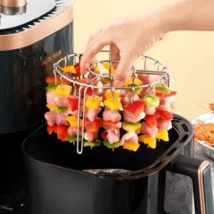 Friteuse à Air 12/24/48 brochettes, gril vertical en acier inoxydable Env. gratuit – Image 3