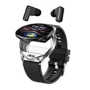 Montre Connectée avec Écouteurs TWS Intégrés – Écran 1.39" IPS, Bluetooth 5.0, Suivi Santé, IP67, 300mAh, Autonomie 25 jours. Liv. gratuit – Image 7