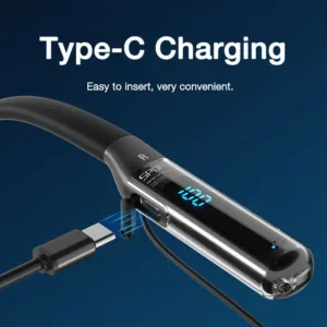 Écouteurs Bluetooth EARDECO BT125 – 80h Autonomie, Son Stéréo, Tour de Cou Étanche, Bluetooth 5.3, Micro Intégré Exp. gratuit – Image 6