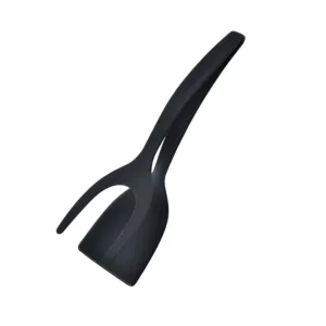 Spatule Pince 2 en 1 Antidérapante en Nylon – Ustensile de Cuisine Multifonction pour Œufs, Crêpes, Viande et Poisson Env. rapide – Image 8