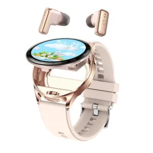 Montre Connectée avec Écouteurs TWS Intégrés – Écran 1.39" IPS, Bluetooth 5.0, Suivi Santé, IP67, 300mAh, Autonomie 25 jours. Liv. gratuit – Image 9