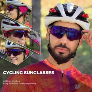 SCVCN – Lunettes de soleil photochromiques de cyclisme pour homme et femme – VTT, route, UV400, polarisées, sport plein air Liv. rapide – Image 2