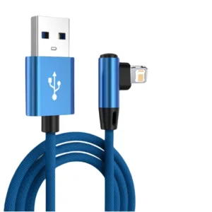 Câble USB iPhone à 90° – Charge Rapide 3A & Transfert de Données – Longueur 2m/3m – Compatible iPhone 14, 13, 12, 11 Pro Max, X, 8 Plus – Image 8