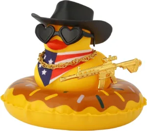 Canard en Caoutchouc Cowboy pour Tableau de Bord | Accessoire Voiture Amusant – AllbyZone Env. gratuit dès 10€ – Image 14