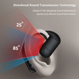 Écouteur Bluetooth Mains Libres avec Crochet d’Oreille – Son HiFi, Étanche, Batterie 25h – Pour iPhone, Samsung, Android Env. rapide – Image 3