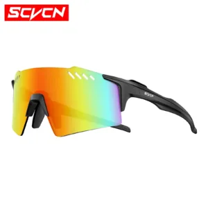 Lunettes de soleil photochromiques SCVCN – Cyclisme, VTT, rapide conduite, escalade – Sport outdoor homme/femme – Verres UV400 – Image 7