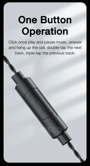EARDECO Écouteurs Filaire Stéréo Intra-Auriculaires avec Micro | Basses Profondes – Casque Audio 3.5mm pour Sport, Jeu, Téléphone Liv. rapide – Image 12